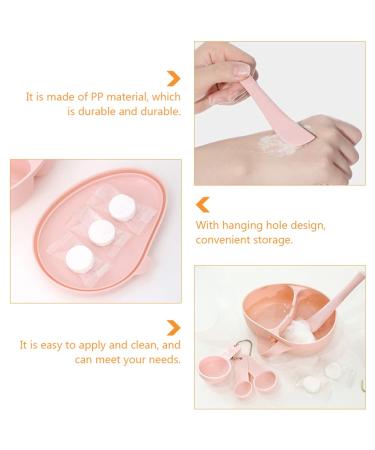Buy 1 Set Mask Bowl DIY Facial Cosmetic Kit | Skin Spatula & Beauty Tools for Salon | Pink Makeup Brush Set - International Shipping Available - Buy Online on GoSupps.com