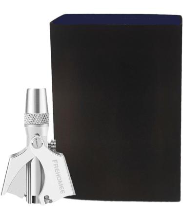 Manual Nasal Hair Cutter with Protective Cap | Stainless Steel Trimmer for Nose Ear Mustache & Beard | Waterproof | Premium Edition for Men & Women - Buy Online on GoSupps.com