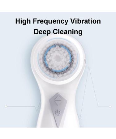 Electric Facial Cleansing Brush IPX6 Waterproof Facial cleansing tool Home 2 Speeds Electric Facial Scrubber for Women - Buy Online on GoSupps.com