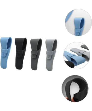 Frcolor 4-Piece Leather Razor Travel Case | Silicone Cosmetic Bag for Shavers | International Shipping Available - Buy Online on GoSupps.com