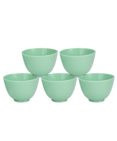 Masque facial m lange bol PVC Masque facial anti-impact Bol vert clair pour les soins de la peau la maison