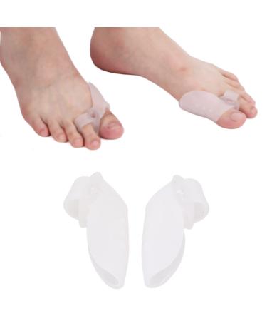 10pcs Silicone Toe Separators Breathable Pain Relief Bunion Corrector Bunion Pads for Bunion and Overlap Toe