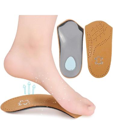 Buy Orthotic Insoles for Plantar Fasciitis - Arch Support Metatarsal Pad & Heel Cushion | Ultra Light Leather US Women 6.5-7.5 - Buy Online on GoSupps.com