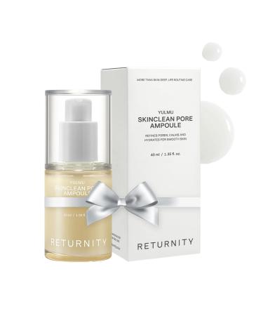 RETURNITY Yulmu Skin Brightening Ampoule with Coix Seed Extract and Madecasoside for Sensitive Skin, Korean Beauty Face Serum