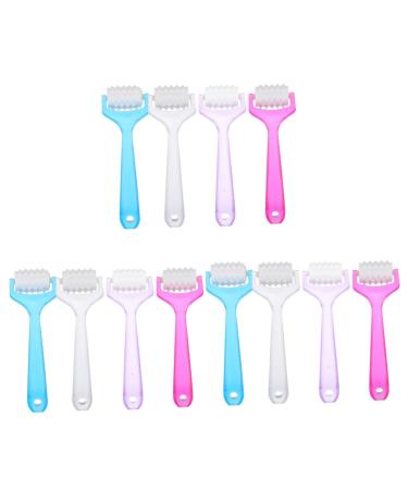 Balacoo 12 Pcs Beauty Massager Muscle Roller Stick Jade Guasha Board Eye Patches for Adults Roller Hematite Face Roller Cream Massage Sticks Body Roller Makeup Tools Care PVC