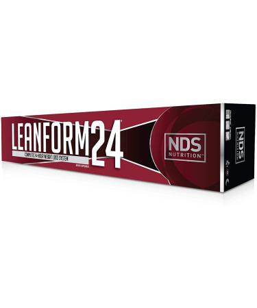 LeanForm24 NDS Nutrition Complete Diet Kit Weight Loss - Decrease Appetite and Energy Booster - L-Carnitine and CLA (Intensify Black 90 Capsules Censor 90 Softgels and Slim-Tox 90 Capsules)