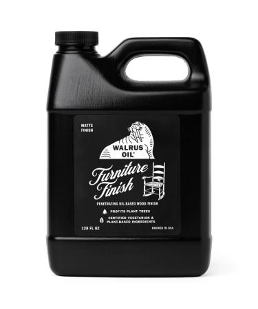 WALRUS OIL - Furniture Oil 100% Natural. Finish Restore and Protect Wood. VOC-Free (128oz) 1 Gallon