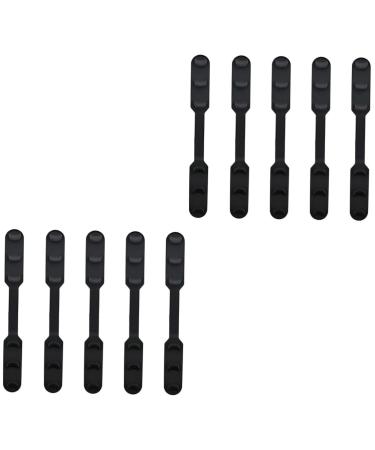 Magiclulu 10 Stk Elastic mask strap buckle ear cable hook mask manufacturing accessories mask extension Buckle Adjustable mask ropes Face mask for children's headband mask accessories elasticity 22x2.5x1cmx2PCs