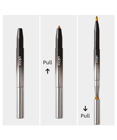 4 Piece Gradient Retractable Makeup Brush Set for Lips, Eyes, and Foundation - Dual End Travel Brush Tool with Cap - Buy Online on GoSupps.com