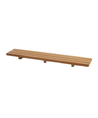 Arb Teak & Specialties Teak Seat 34.5 (88 cm) 4 slats Tub Caddy Fiji  Brown