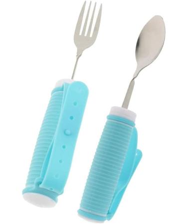 Bendable Cutlery with Hand Belt Adaptive Utensils for Elderly Parkinson Arthritis & Handicap Anti-Shake Tableware Fork - Buy Online on GoSupps.com