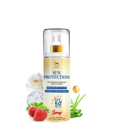 Sunscreen SPF 50 Spray with Niacinamide & White Rose Extract | For Sun Protection Against UVA/UVB | With SPF 50 & PA+++ | 100 ml