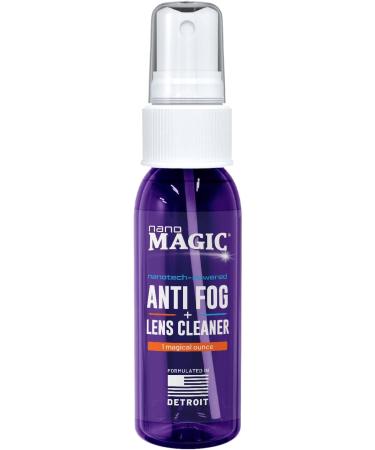 Nano Magic Anti-fog & Lens Cleaner Spray Kit - Ultimate Clear Vision Solution for Lenses, Glasses & Goggles - 2-in-1 Anti Fog Spray (1 oz) with Microfiber Cloth & Travel Pouch - Buy Online on GoSupps.com