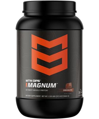 MTN OPS Magnum Chocolate Protein Powder - 23g Whey Isolate & Milk Protein Zero Sugar Gluten Free 30 Servings - Buy Online on GoSupps.com