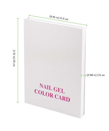 TAICHEUT Nail Display Book - 4 Pack, 216 Colors, 480 Gel Nail Tips - Perfect for Nail Salon and Practice Sample - Buy Online on GoSupps.com