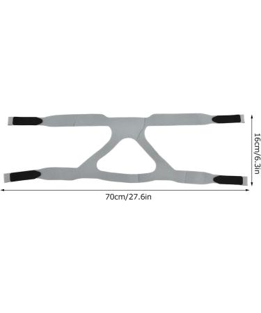 Adjustable Anti Snore Headgear Strap - Universal Nylon Washable (Black) - Buy Online on GoSupps.com