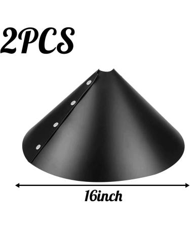 Wensdr 2 Packs Extra Large Squirrel Baffle for Bird Feeder Pole 18 Inches Outside Squirrel Guard Pole Mount Stopper Squirrel Snake Stopper - Buy Online on GoSupps.com