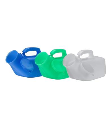 Portable Male Female Urinal Pee Bottles Home Urinals Incontinence Bottles Outdoor Camping Travel Driving Pee Urine Toilet green men - Buy Online on GoSupps.com