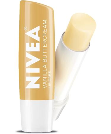 Nivea Lip Care Vanilla Butter Cream 0.17 oz (Pack of 6) - Moisturizing Lip Balm - Buy Online on GoSupps.com