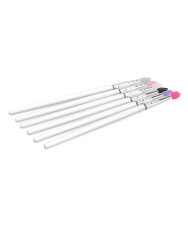 Hemoton 6pcs Eye Shadow Brush Thin Eyeliner Brush Eyeliner Tool Makeup Sponge Makeupset