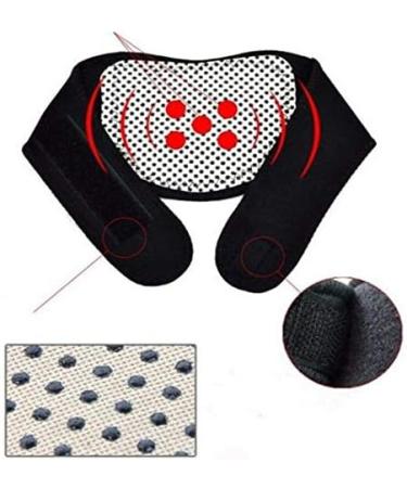 Greatangle-UK Neck Strap - Tourmaline Self-Heating Magnetic Therapy Neck Brace | Pain Relief Cervical Support Bandage - Buy Online on GoSupps.com