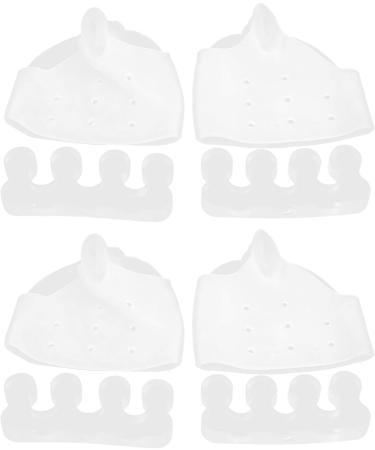 Toe Separators - 2 Sets of Transparent Silicone Orthosis for Overlapping Toes | Best Toe Spacers for Comfort & Alignment - Buy Online on GoSupps.com