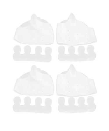 Wallfire Transparent Thumb Valgus Orthosis Set - Orthopedic Toe Straightener & Corrector for Pain Relief - Buy Online on GoSupps.com