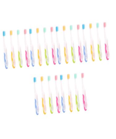 TOVINANNA 24 STK travel toothbrush Storage Boxes toothbrushes with soft bristle cartoon oral accessories Tool for oral care Korean version cleaning brush