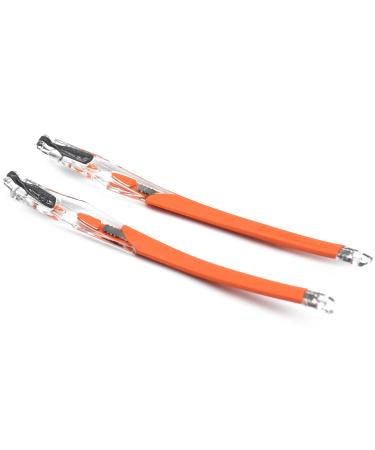 SOODASE Rubber Transparent Replacement Frame Legs For Oakley Crosslink Sweep/Switch Glasses Frame Orange