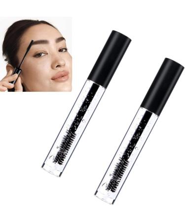 Clear Eyebrow Setting Gel Waterproof Liquid Brow Shaping Gel Long Lasting Brow Gel with Brush 2PCS. - Buy Online on GoSupps.com