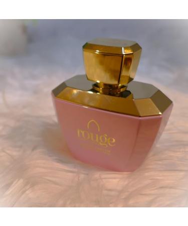 ROUGE for Women an Oriental Fruity Floral Perfume with Pear Black Currant Orange Blossom Iris Jasmine Vanilla Patchouli Praline Accords 3.4 Oz - Buy Online on GoSupps.com
