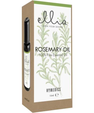 Ellia Rosemary Essential Oil 15ml - Woodsy Aromatherapy Diffuser Blend | Clarifying & Refreshing Scent | UV Protection - Buy Online on GoSupps.com