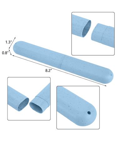 Esui 3-Piece Portable Toothbrush Set | Toothbrush Box & Protective Cover | Travel-Friendly Family Toothbrush Container - Buy Online on GoSupps.com