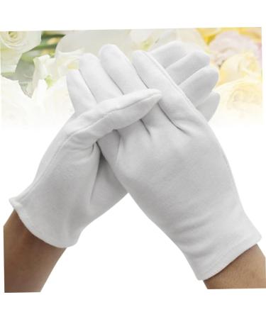 POPETPOP 12 Pair Cosmetic Moisturizing Industrial Kitchen Cleaning Spa Laboratory Hand White Medical Coin Work - Buy Online on GoSupps.com