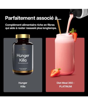 Protein Works | Diet Meal 360 PLATINUM Innovation Shake Repas Di t tique Soutient Perte de Poids 26 Vitamines & Min raux Graines de Lin Inuline Om ga 3 Fraise la Cr me 16 Repas 1kg - Buy Online on GoSupps.com