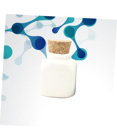 minkissy 3pcs Nail Cup Gratitude Jar Manicue Cups Powder Bottle Jar Dappen Dish Empty Bottles Nail Art Ceramic Cup Container Bottle Refillable Empty Bottle Soap Tin Wooden White Manicure - Buy Online on GoSupps.com