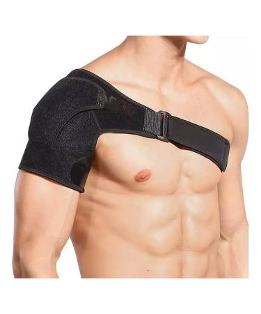 YIWOYI Compression Support for Rotator Cuff Tear Pain Relief & Recovery Aid black One Sizeadjustable