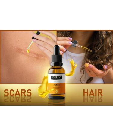 100% Pure Organic Vitamin E Oil - 30 000 IU for Moisturizing Skin Hair & Nails | Anti-Aging Reduce Wrinkles & Glow - 1 Fl Oz - Buy Online on GoSupps.com