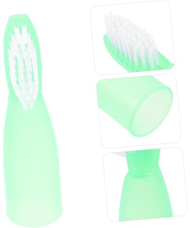 Minkissy 10 Pack Portable Toothbrushes - Finger & Mini Toothbrushes for Travel Prison Essentials Plastic Mouth Cleaners with Large Brush Heads - Buy Online on GoSupps.com