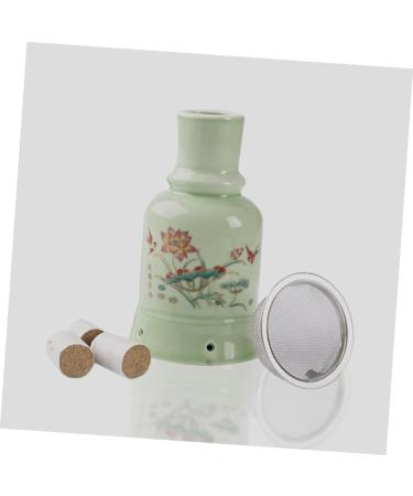 Clispeed Moxibustion Pot - Portable Ceramic Cone Holder for Moxa Healing | Home Tools for Moxibustion Sticks - Set of 2 (12.5x7cm) - Buy Online on GoSupps.com