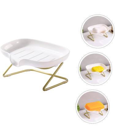 Ciieeo 4 Sets Soap Drain Box Drain Spout Soap Holder Bathroom Soap Container Soap Dish Soap Draining Rack Plastic Container Sponge Drying Holder Soap Drainer Non-slip Wall Hanging Pp - Buy Online on GoSupps.com