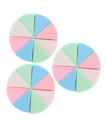 FRCOLOR 9 Sets Triangular Makeup Sponge Puffs - Wedge Shape Cosmetic Tools for Women - Perfect for Foundation & Loose Powder Application - Buy Online on GoSupps.com
