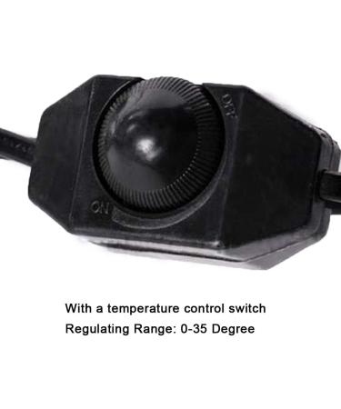 DesignerBox Reptile Heat Mat 35W Adjustable Under Tank Heater with Temperature Control Reptile Heat Pad for Reptiles Snake Lizard Turtle Gecko Spider Scorpion Frog Tortoise Plant Box (35W) - Buy Online on GoSupps.com