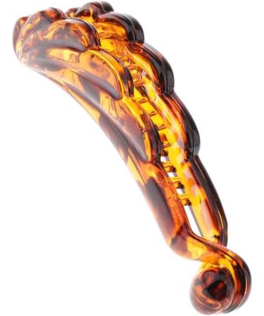 Shop Ladies Banana Clip Hair Claw - Amber Hair Clip Barrette for Effortless Style | International Shipping Available - Buy Online on GoSupps.com