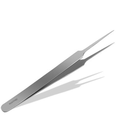 Professional tick tweezers-tick pliers tick remover tick gripper tick hook (11.9 cm)