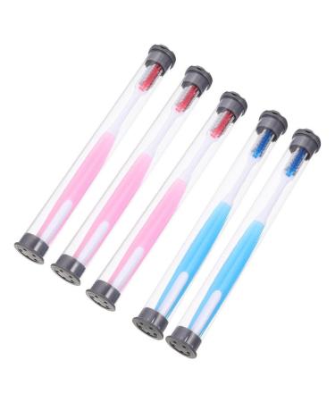 Healeeved 5st Small Head Soft to Toothbrush Men Tools Women To Toothbrush Interentalbrush Hand Toothbrush Tools For Small Children's Timetbrage Soft Fell Put Pp Man
