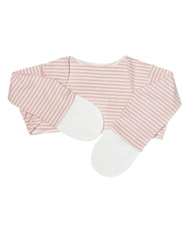 Edenswear Zinc-Infused Mitten Sleeves for Kids with Eczema (Pink 9 Months)