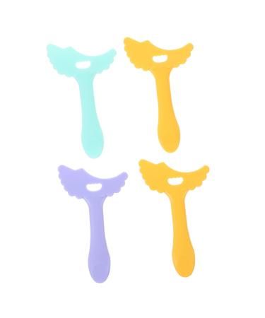 Didiseaon Pochoirs Pour Eyeliner Et Mascara En Silicone Multifonction 4 Pi ces Compact Petits Outils Cosm tiques Femmes Maquillage Yeux R utilisables Pour Usage Quotidien