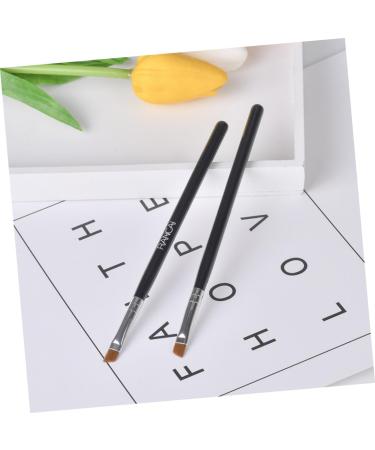 NOLITOY 10 Pcs Makeup Brush Eyebrow Brush Creative Brush Practical Eyeliner Brush Multi-purpose Brush Girl 16x0.7cmx2pcs Blackx2pcs - Buy Online on GoSupps.com