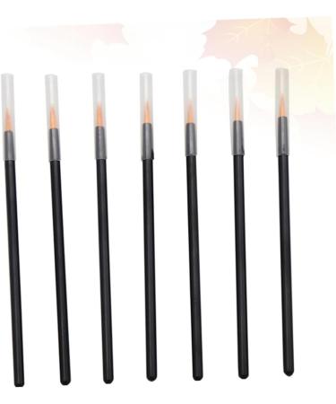 WOONEKY 100pcs Eyeliner Eyebrow Liner Brush Cosmetics Brush Fine Line Brush Makeup Tools With Hat - Buy Online on GoSupps.com